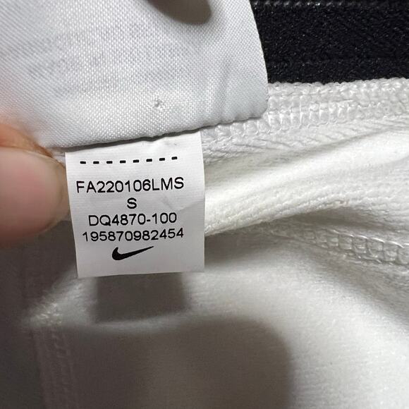 Nike Pro Warm Tights Mens Small White Media Pocket Gym Workout Activewear - Picture 6 of 9